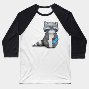 reading Racoon Baseball T-Shirt